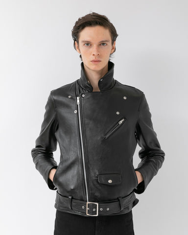 Beautiful People 'The/a Riders Vintage Leather Jacket' – Black