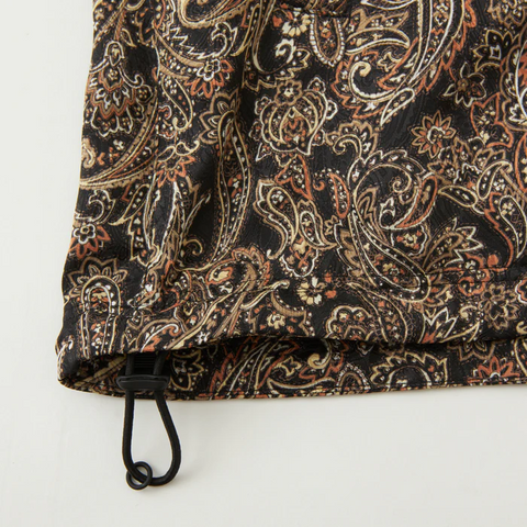 White Mountaineering 'Paisley Satin Coach Jacket' – Black