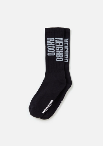 Neighborhood 'ID Logo Socks' – Black