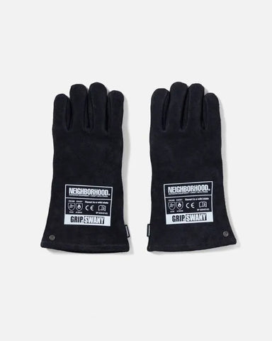 NEIGHBORHOOD x Grip Swany 'Takibi Leather Gloves' – Black