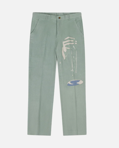 KidSuper 'Jazz Club Corduroy Pants' – Mint Grey