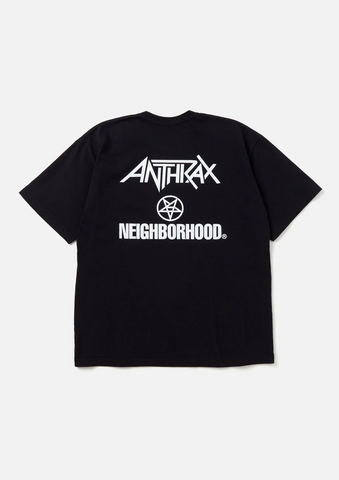 Neighborhood x Anthrax 'T-Shirt 3' – Black
