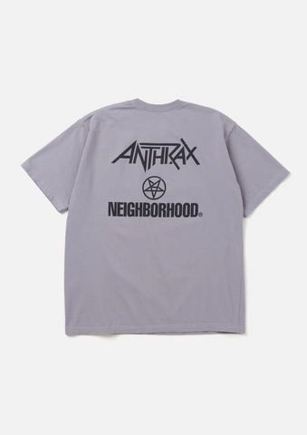 Neighborhood x Anthrax 'T-Shirt 2' – Grey