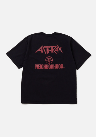 Neighborhood x Anthrax 'T-Shirt 1' – Black