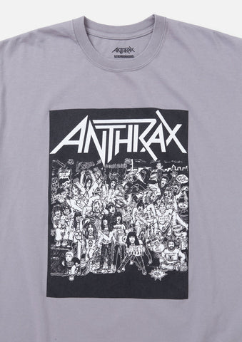Neighborhood x Anthrax 'T-Shirt 2' – Grey