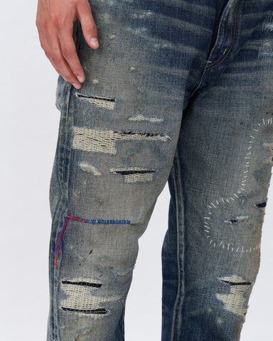 NEIGHBORHOOD 'Savage Denim DP Mid Pants' – Indigo