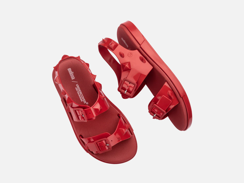 Melissa x Undercover 'Spikes Sandal' – Red