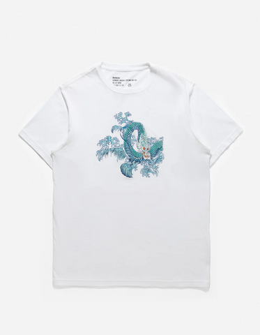 Maharishi '4243 Water Dragon T-Shirt' – White