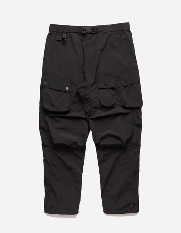 maharishi '5040 Veg Dyed Cargo Track Pants' – Black