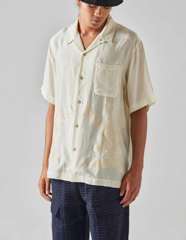 maharishi '5100 Take Tora Summer Shirt' – Ecru