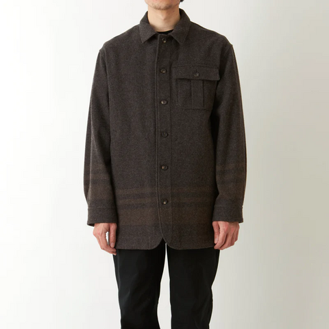 White Mountaineering 'Lined Flannel Coverall' – Brown