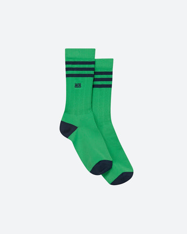 Adidas Originals x Wales Bonner 'Socks' – Vivid Green / Collegiate Navy