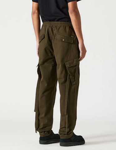 Maharishi 'Miltype Hemp Cargo Track Pants' – Olive