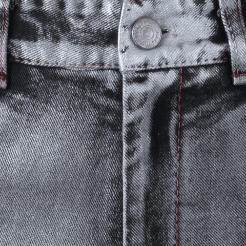 Kanghyuk '5-Pocket Trousers' – Black / Silver Wax