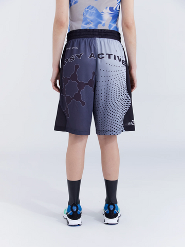 Perks and Mini P.A.M. 'Sublimated Mesh Shorts' – Grey