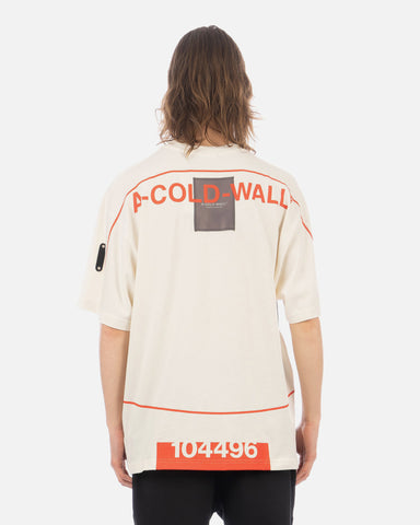 A-COLD-WALL* 'Field Distortion T-Shirt' – Stone