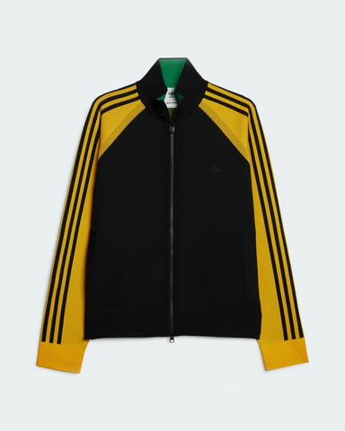 Adidas x Wales Bonner 'Knit Track Top' – Black / Collegiate Gold