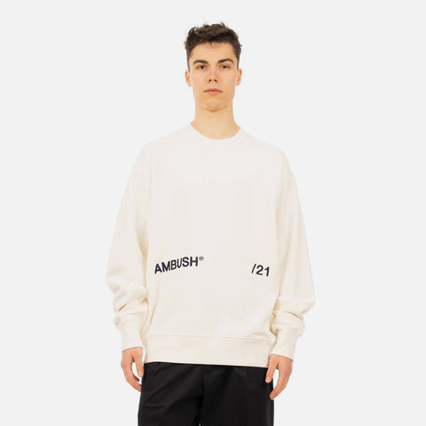 AMBUSH® 'Crewneck Inserts Sweatshirt' – Off White