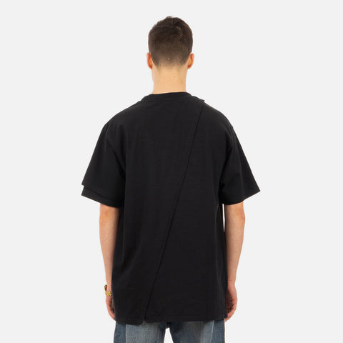 AMBUSH® 'Overlap Jerse T-Shirt' – Jet Black