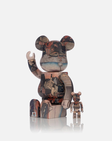 Medicom Toy 'Be@rbrick x Utagawa Hiroshige' – 100% + 400%