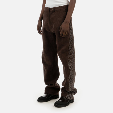 Duran Lantink for Concrete 'Corduroy Long Pants' – Brown