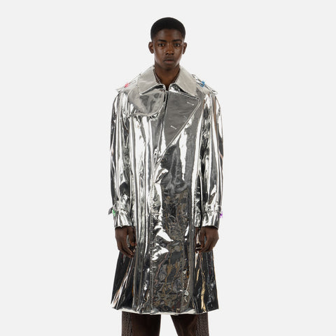 Duran Lantink for Concrete 'Mirror Coat' – Silver