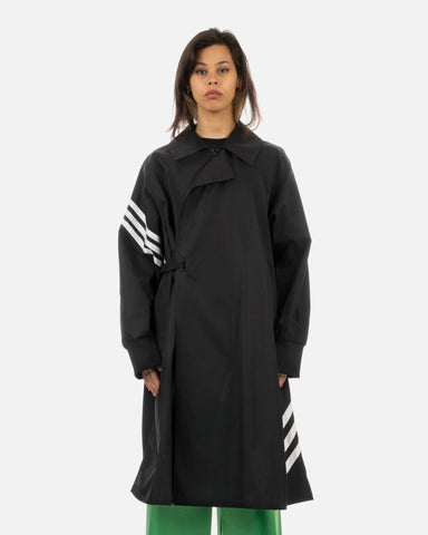 Adidas Y-3 'W CH1 Striped Coat' HG6111 – Black