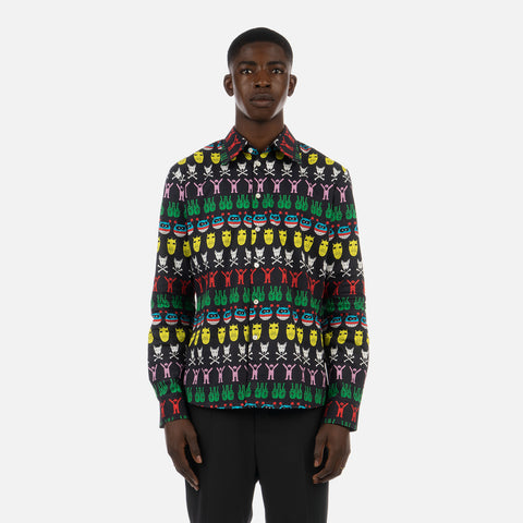 Walter van Beirendonck 'Round Collar Shirt' – Black