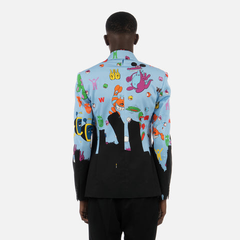 Walter van Beirendonck 'Future Proof Blazer + Paint' – Placid Blue