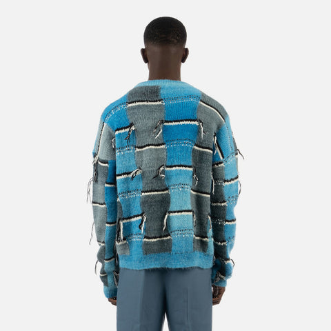 Marni 'Roundneck Sweater' – Blue / Black