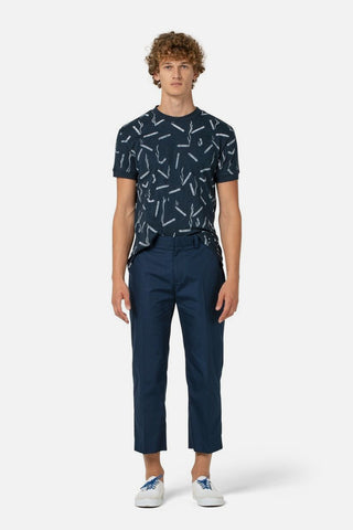 Viktor&Rolf 'Cigarette Jersey T-Shirt' – Navy