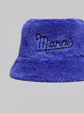 Marni 'Sponge Busked Hat' – Royal