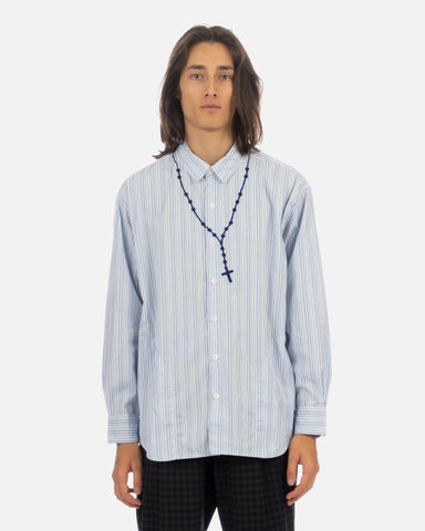 NEIGHBORHOOD 'Cross Shirt' – White / Blue