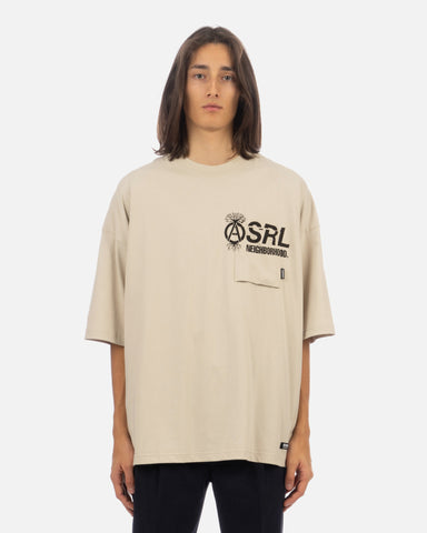 NEIGHBORHOOD 'SRL Sheltech-1 T-Shirt' – Beige