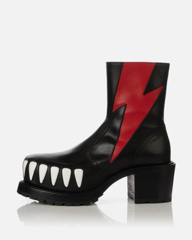 Walter Van Beirendonck 'Hyper Glam Boots' – Black / Red