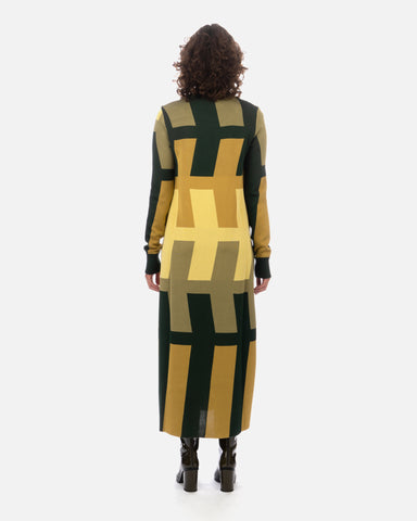 Colville 'Arrow Knit Dress' – Yellow / Mustard