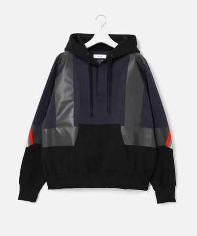 Facetasm 'Fireman Rib Hoodie' – Black