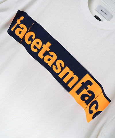 Facetasm 'U Logo Print Big T-Shirt' – White