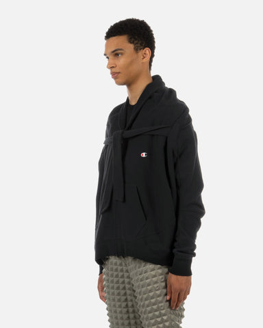 ANREALAGE x Champion 'Reverse Weave Zip Hoodie' – Black