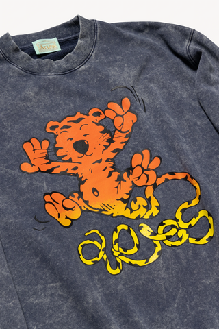 Aries 'Flatulant Tiger Sweatshirt' – Navy