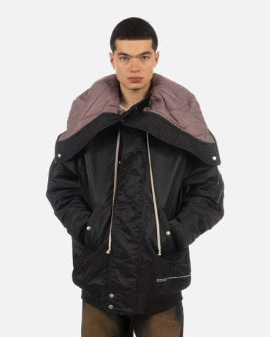 DRKSHDW by Rick Owens 'Hooded Padded Bomber' Black