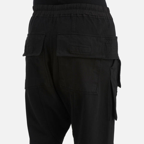 DRKSHDW by Rick Owens 'Creach Cargo Drawstring Pants' – Black