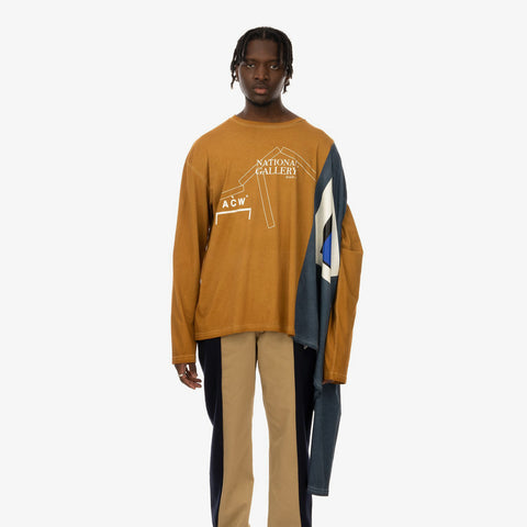 Duran Lantink x Concrete Store – 'Twinshirt / Browns-Navy' – Remade from selected stock archive pieces: A-Cold-Wall*