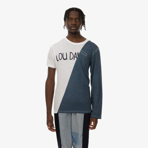 Duran Lantink x Concrete Store – 'T-Shirt / Navy-White' – Remade from selected stock archive pieces: A-Cold-Wall*, Lou Dalton