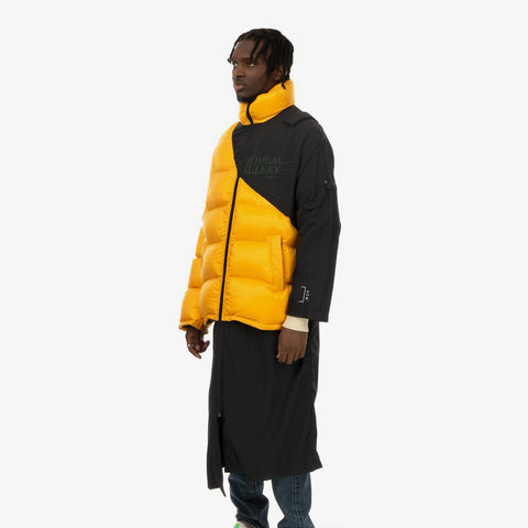 Duran Lantink x Concrete Store – 'Puffer Long Coat / Yellow-Black' – Remade from selected stock archive pieces: A-Cold-Wall*, North Face