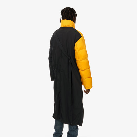 Duran Lantink x Concrete Store – 'Puffer Long Coat / Yellow-Black' – Remade from selected stock archive pieces: A-Cold-Wall*, North Face