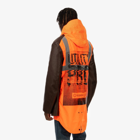 Duran Lantink x Concrete Store – 'Street Jacket / Brown-Orange' – Remade from selected stock archive pieces: Walter van Beirendonck, Adidas, UPWW