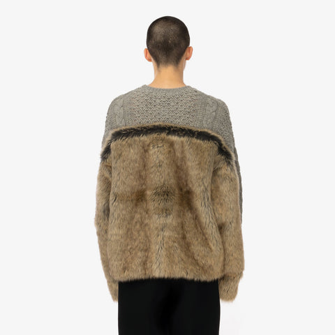 Facetasm 'Faux Fur Knit'