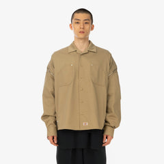 Facetasm 'x Dickies Zipper Shirt'