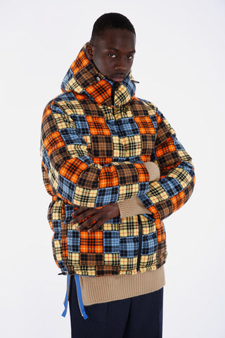 LC23 'Flannel Check Down Jacket' – Multi